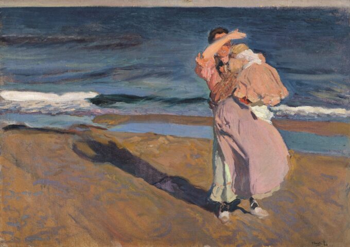 Pescadora con su hijo – Sorolla Joaquín Sorolla 105x70