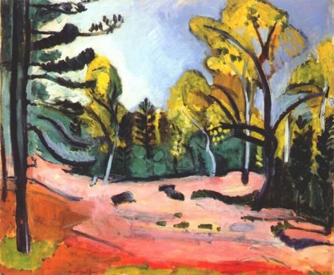 Desmonte en los bosques de Fontainebleau – Matisse Henri Matisse 85x75