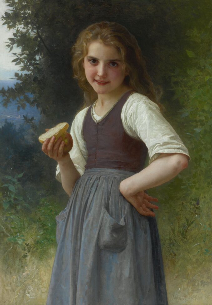 El gusto por los campos – William Bouguereau William Bouguereau 70x105