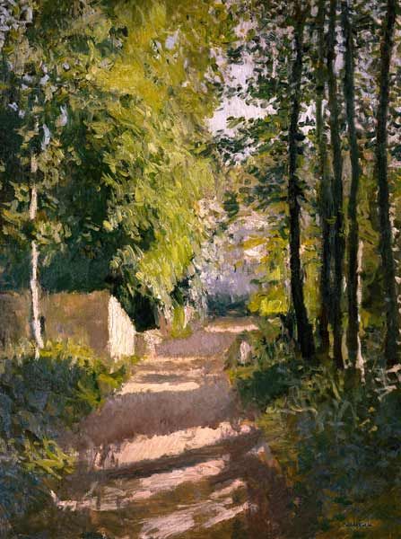 Sendero en el bosque – Caillebotte Gustave Caillebotte 70x85