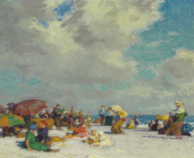 Una tarde de verano – Edward Henry Potthast Edward Henry Potthast 85x75