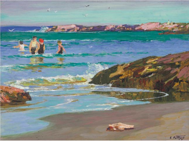 Marea baja – Edward Henry Potthast Edward Henry Potthast 85x75