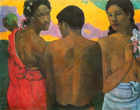 Indígenas de Tahití – Paul Gauguin Paul Gauguin 85x75