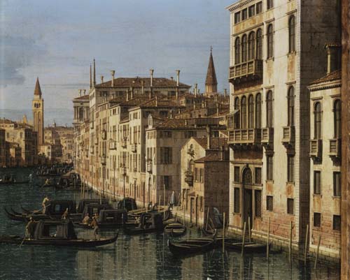 Entrada del Gran Canal: Vista hacia el oeste – Canal Giovanni Antonio Giovanni Antonio Canal 85x75