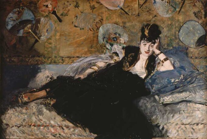 La dama con abanico – Edouard Manet Édouard Manet 105x70