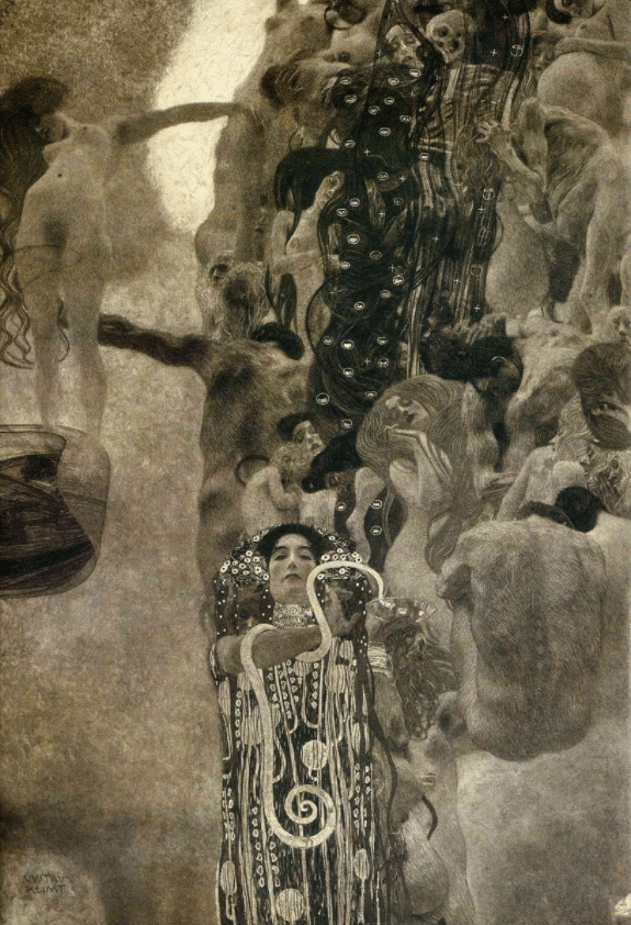 La Medicina – Gustav Klimt Cuadros Populares 70x105