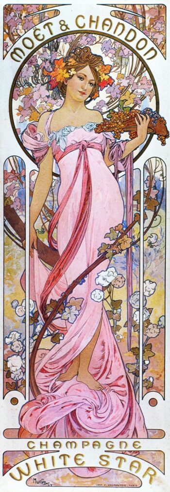 «Moët» Alfons Mucha