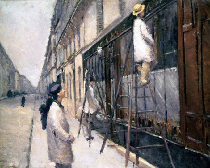 Los pintores de edificios – Caillebotte Gustave Caillebotte 85x75