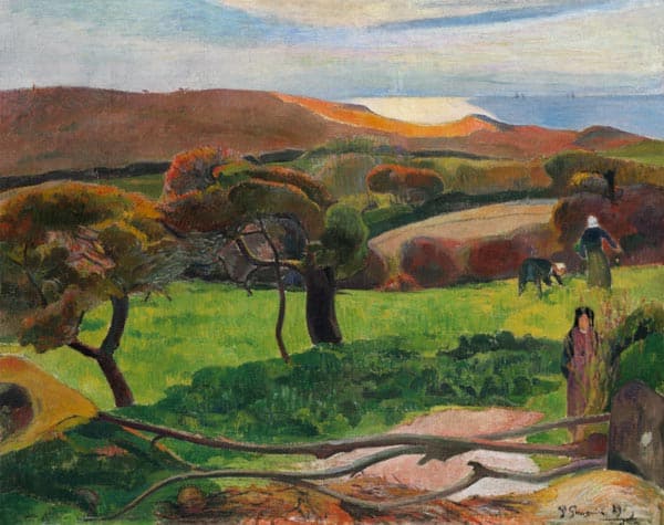 Campos cerca del mar – Paul Gauguin Paul Gauguin 85x75