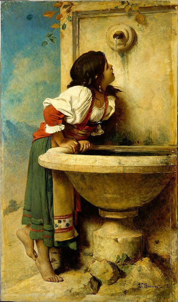 Chica romana en la fuente – Léon Bonnat Cuadros Populares 70x120