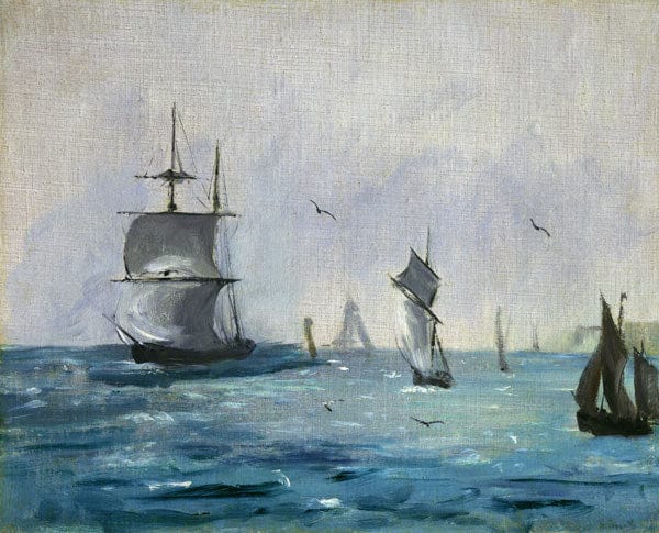 Llegada del barco de pesca – Edouard Manet Édouard Manet 85x75