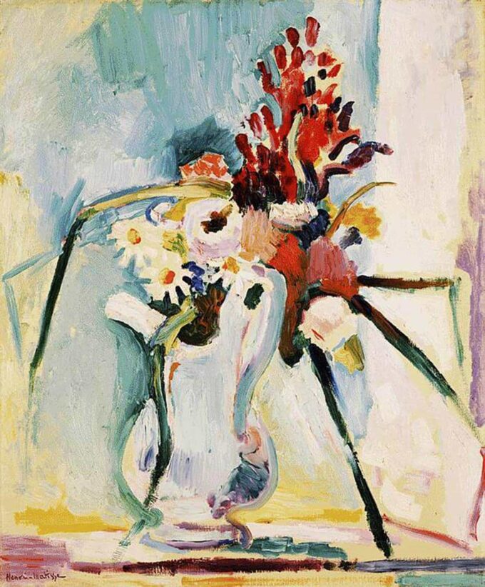 Flores en una jarra – Matisse Henri Matisse 70x85