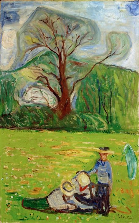 Paisaje de primavera de Edvard Munch Edvard Munch 70x105