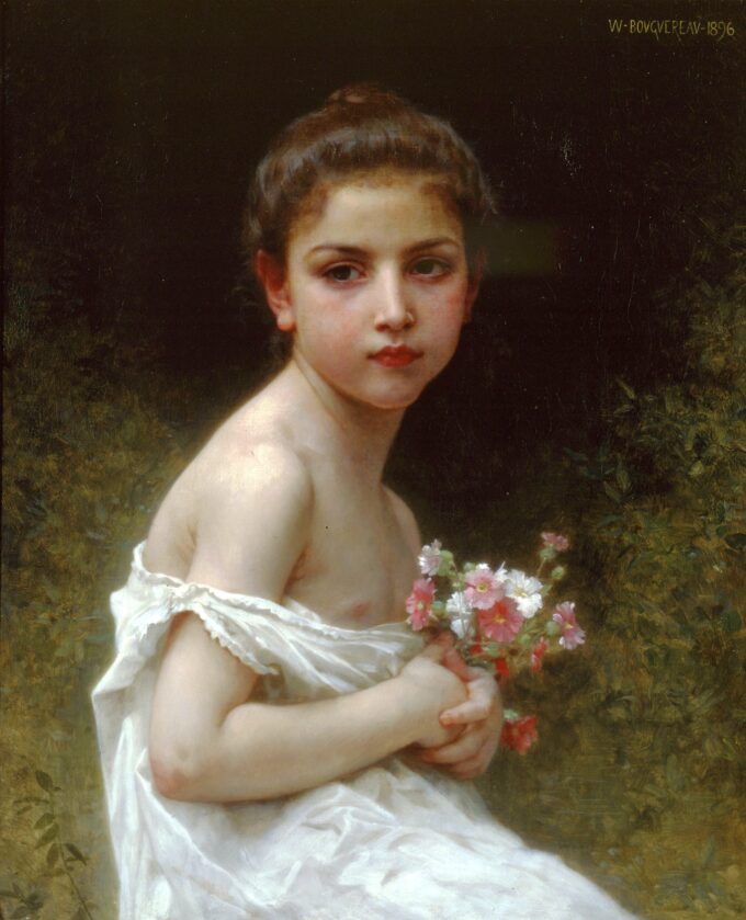 Ramo de chicas – William Bouguereau William Bouguereau 70x85