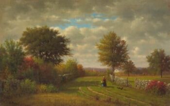 Yendo al mercado – George Inness George Inness