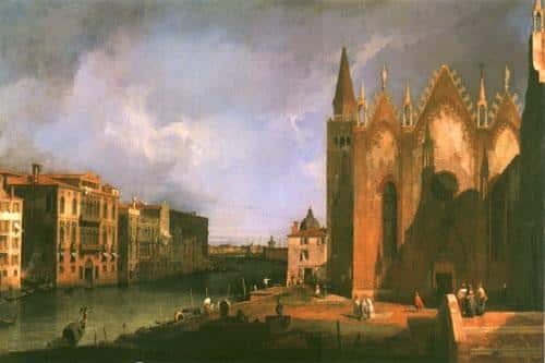 Gran Canal de Santa María de la Caridad hacia el Bacino le – Canal Giovanni Antonio Giovanni Antonio Canal 105x70