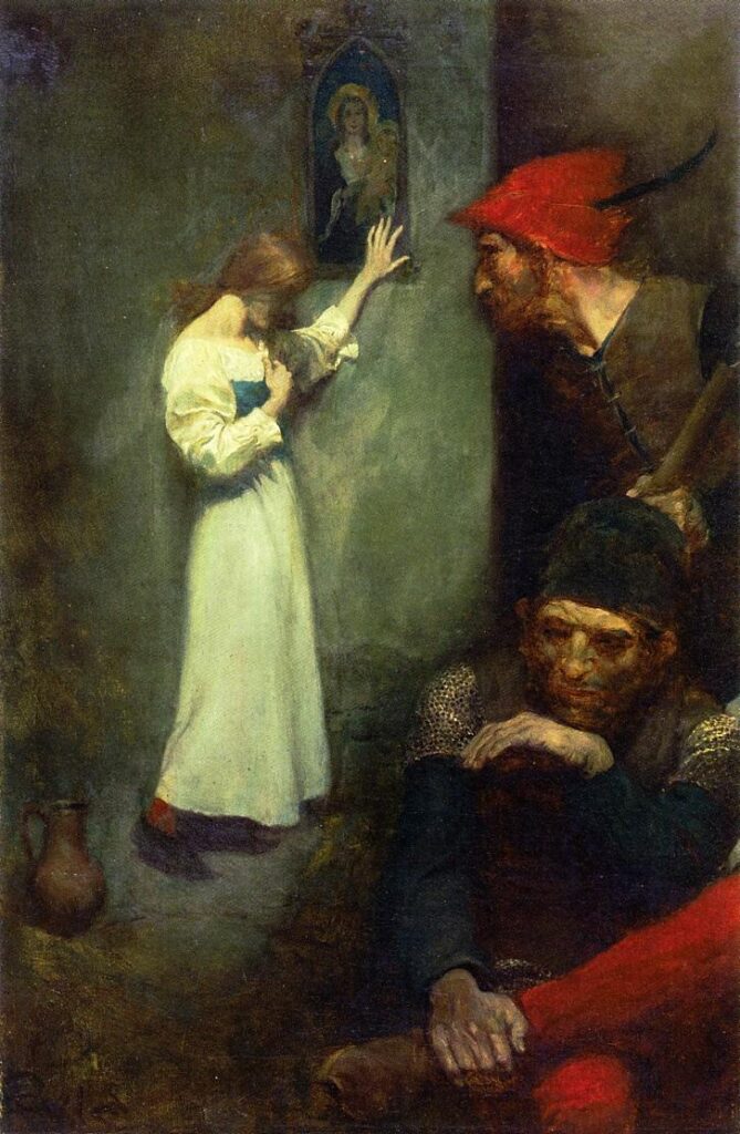 Protegido por soldados ingleses rudos – Howard Pyle Howard Pyle