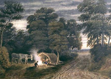 Un campamento de gitanos – William Turner William Turner 105x70