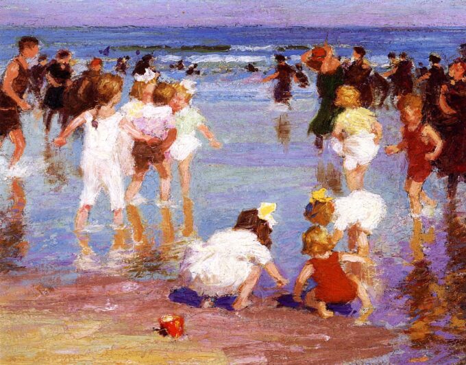 Días Felices – Edward Henry Potthast Edward Henry Potthast 85x75