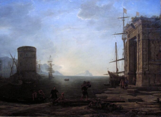 Puerto al amanecer – Claude Lorrain Claude Lorrain