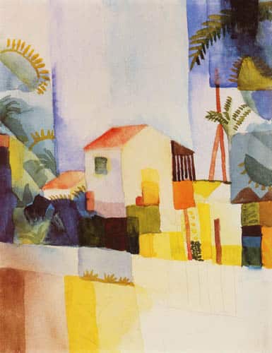 La casa clara – August Macke August Macke 70x85