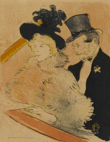 «En el concierto – Toulouse Lautrec» Henri de Toulouse-Lautrec