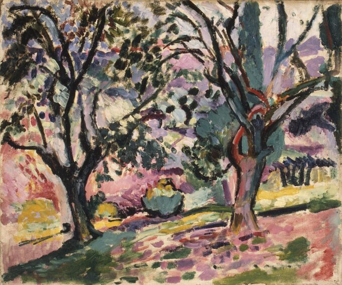 Paseo entre los olivos – Matisse Henri Matisse 85x75