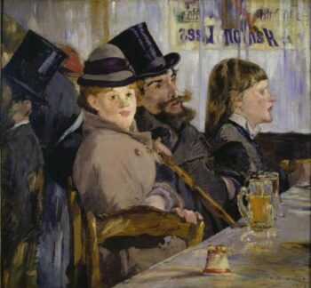 «En el café – Edouard Manet» Édouard Manet