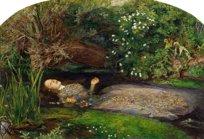 Ophélie – John Everett Millais Cuadros Populares 105x70