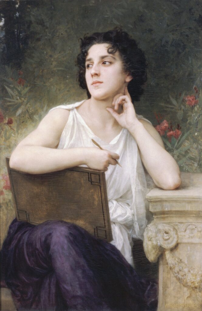 La inspiración – William Bouguereau William Bouguereau 70x105