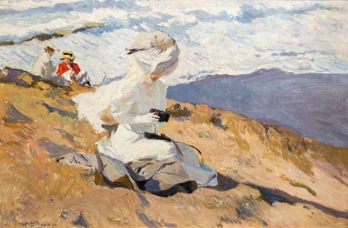 La playa en Biarritz – Sorolla Joaquín Sorolla 105x70