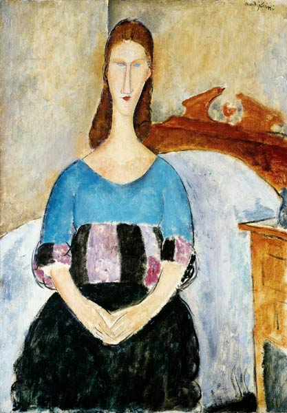 Jeanne Hébuterne en suéter – Amedeo Modigliani Amedeo Modigliani