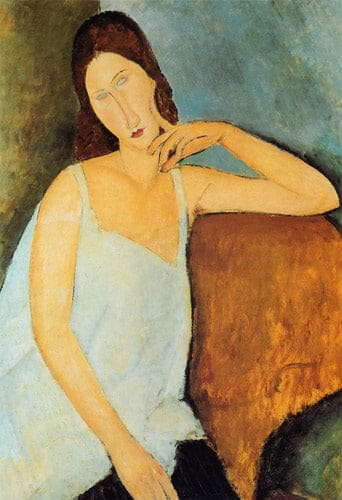 Detalle de Jeanne Hébuterne – Amedeo Modigliani Amedeo Modigliani