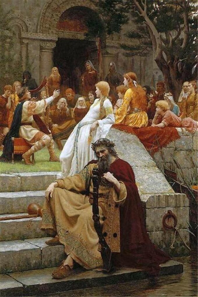 Laureles marchitos – Edmund Leighton Edmund Leighton