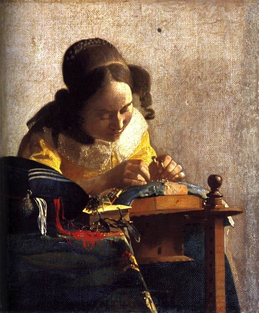 La Dentellière (Vermeer) – Johannes Vermeer Cuadros Populares 70x85