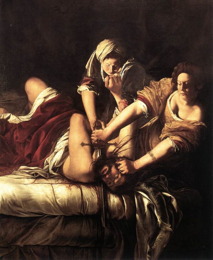 Judith decapitando a Holofernes – Artemisia Gentileschi Artemisia Gentileschi 70x85