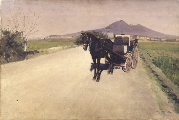 Un camino hacia Nápoles – Caillebotte Gustave Caillebotte 105x70