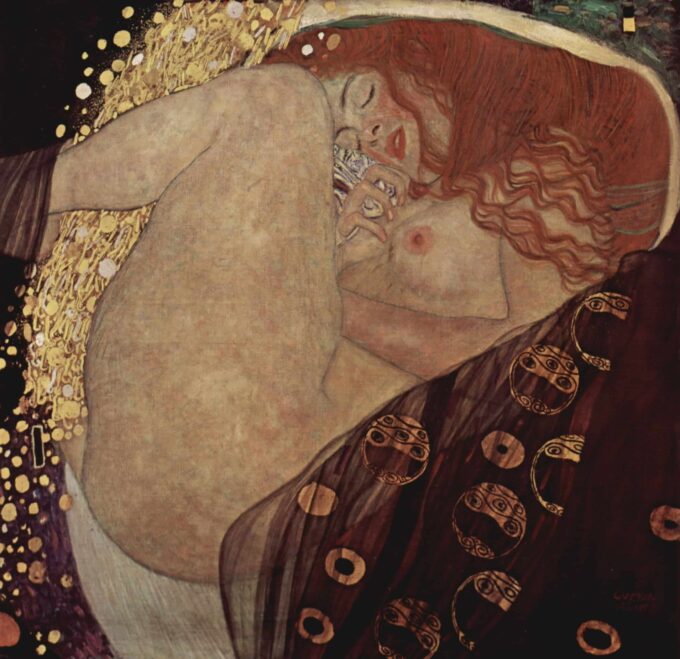 Danae 1907 – Gustav Klimt Cuadros Populares 70x70