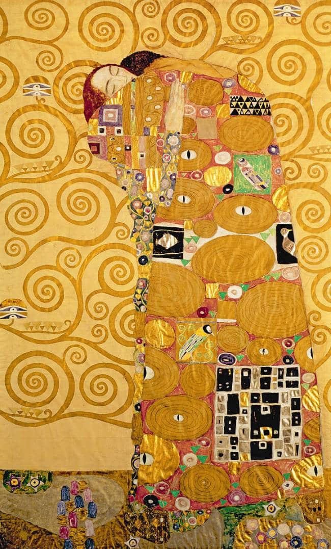 El cumplimiento – Gustav Klimt Cuadros Populares 70x120