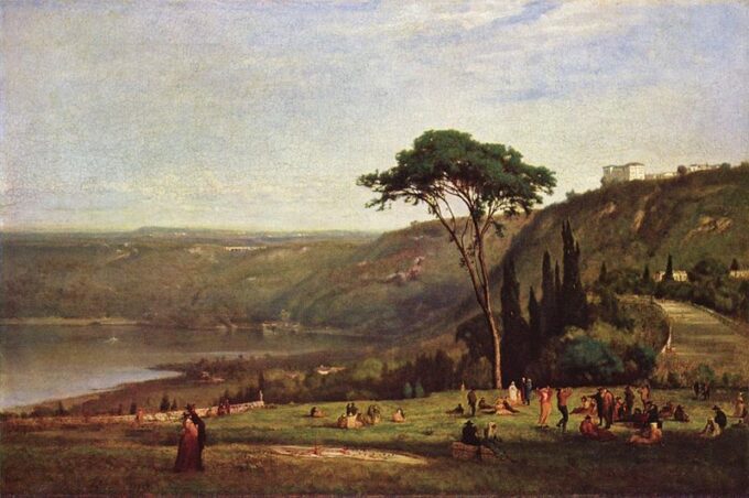 Lago Albano (Italia) – George Inness George Inness