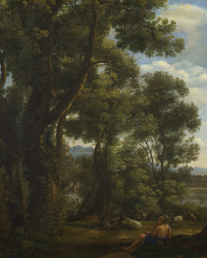 Paisaje con cabrero – Claude Lorrain Claude Lorrain