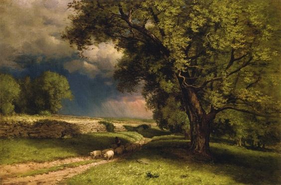 Paisaje con ovejas – George Inness George Inness