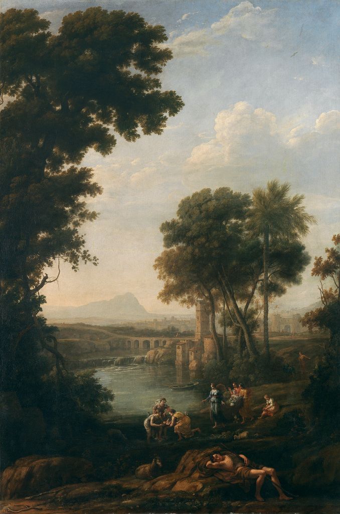 Paisaje con el hallazgo de Moisés – Claude Lorrain Claude Lorrain