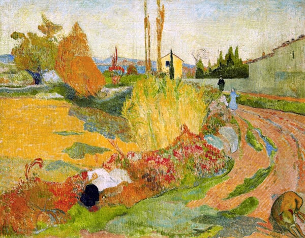 Paisaje cerca de Arles – Paul Gauguin Paul Gauguin 85x75