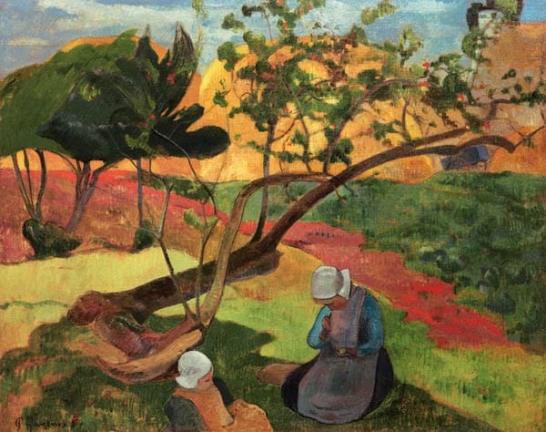 Paisaje con mujeres bretonas – Paul Gauguin Paul Gauguin 85x75