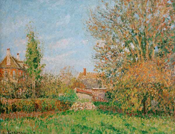 Otoño en Éragny – Camille Pissarro Camille Pissarro 85x75