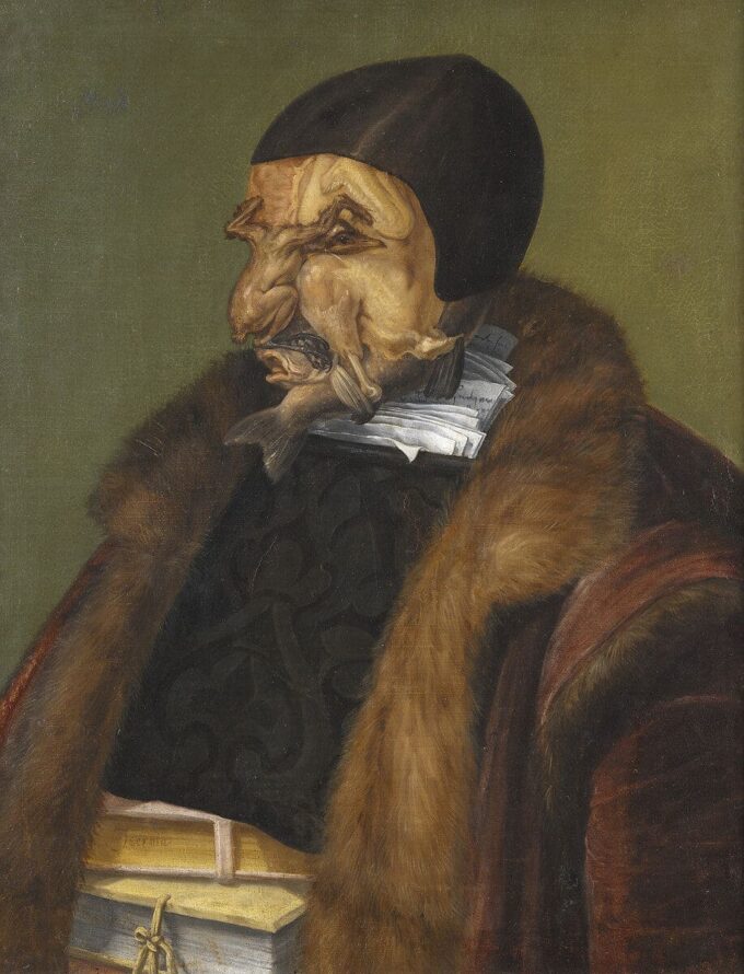 El abogado – Arcimboldo Giuseppe Arcimboldo