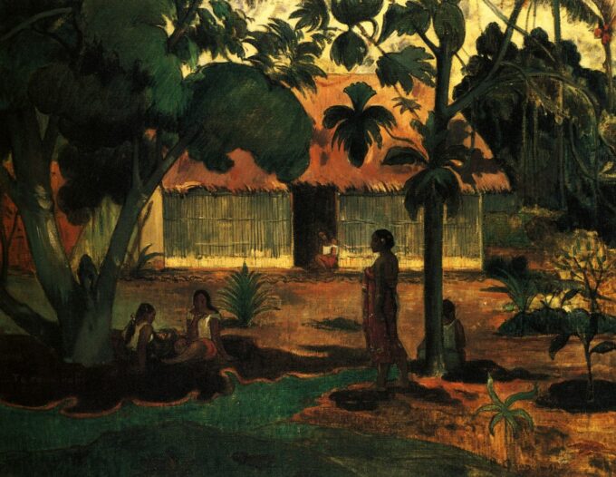 Te raau rahi (El Gran Árbol) – Paul Gauguin Paul Gauguin 85x75