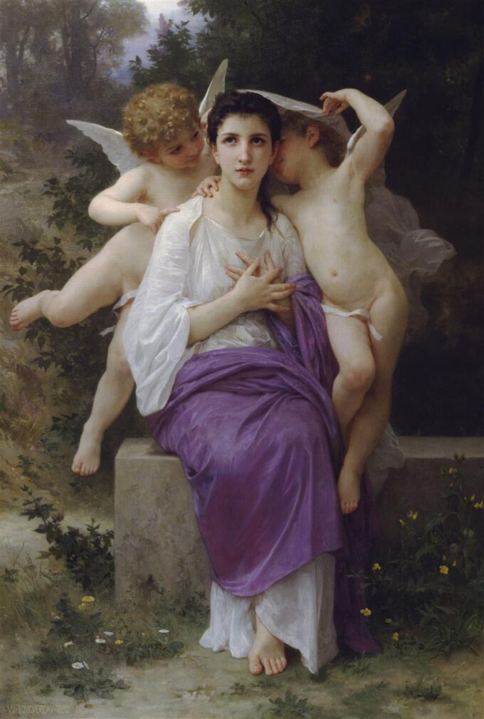 Corazón despierto – William Bouguereau William Bouguereau 70x105