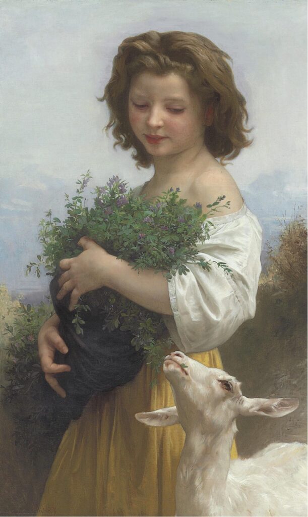 Pequeña Esmeralda – William Bouguereau William Bouguereau 70x85